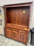 RED CHERRY SETTLERS HUTCH MICHAELS 60X20X83IN