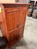 RED OAK WALL BAR OCS107 37X26X60IN