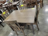 DINING TABLE W/ 4 SIDE CHAIRS 49X6IN