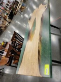 EPOXY RIVER PUB TABLE ONLY W/ METAL BASE 72X36IN