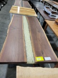 WALNUT RIVER TABLE ONLY NATURAL 37X101IN