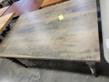 SOLID TOP DINING TABLE ONLY 66X44IN
