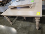 RUSTIC QSWO WESTERN PLANK TABLE ONLY W/ 2 LEAVES 42X60IN