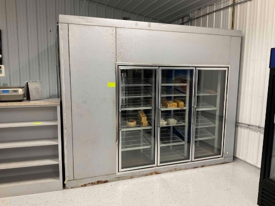 10 By 15 3 Door Walk in Cooler