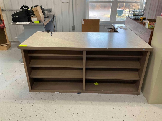 L Shaped 80 inch Counter