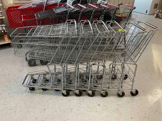Silver Shopping Carts