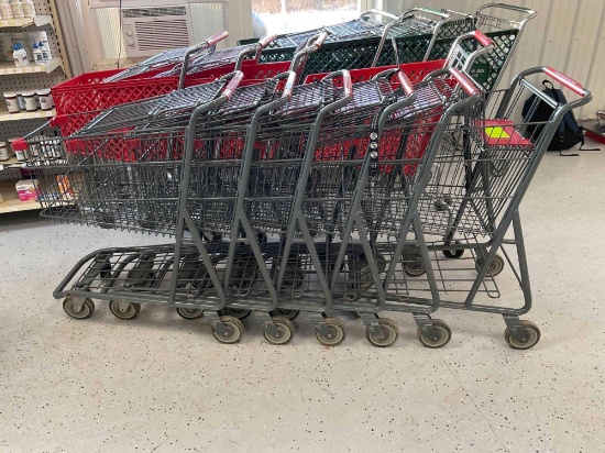 Gray Shopping Carts