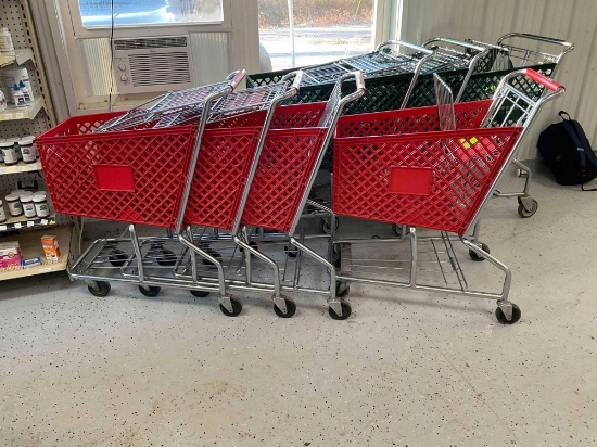 Red Shopping Carts