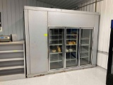 10 By 15 3 Door Walk in Cooler