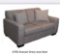 New Stationary Loveseat Duncan Grey