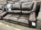 RECLINING SOFA TOP GRAIN LEATHER TRANSFORMER