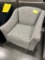 LEOPARD PRINT ARMCHAIR FUSION GRAY