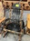 HICKORY ROCKER BLACK STAIN