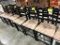 BLACK/ WOOD BAR CHAIR 24IN