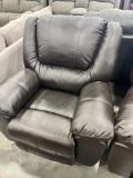 SWIVEL RECLINER TOP GRAIN LEATHER TRANSFORMER