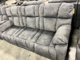 WILDCARD GRAY RECLINING SOFA