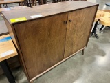 B MAPLE- LO BOOK CASE 48X14X41