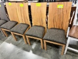 UPOLSTERED SLAB SIDE CHAIR
