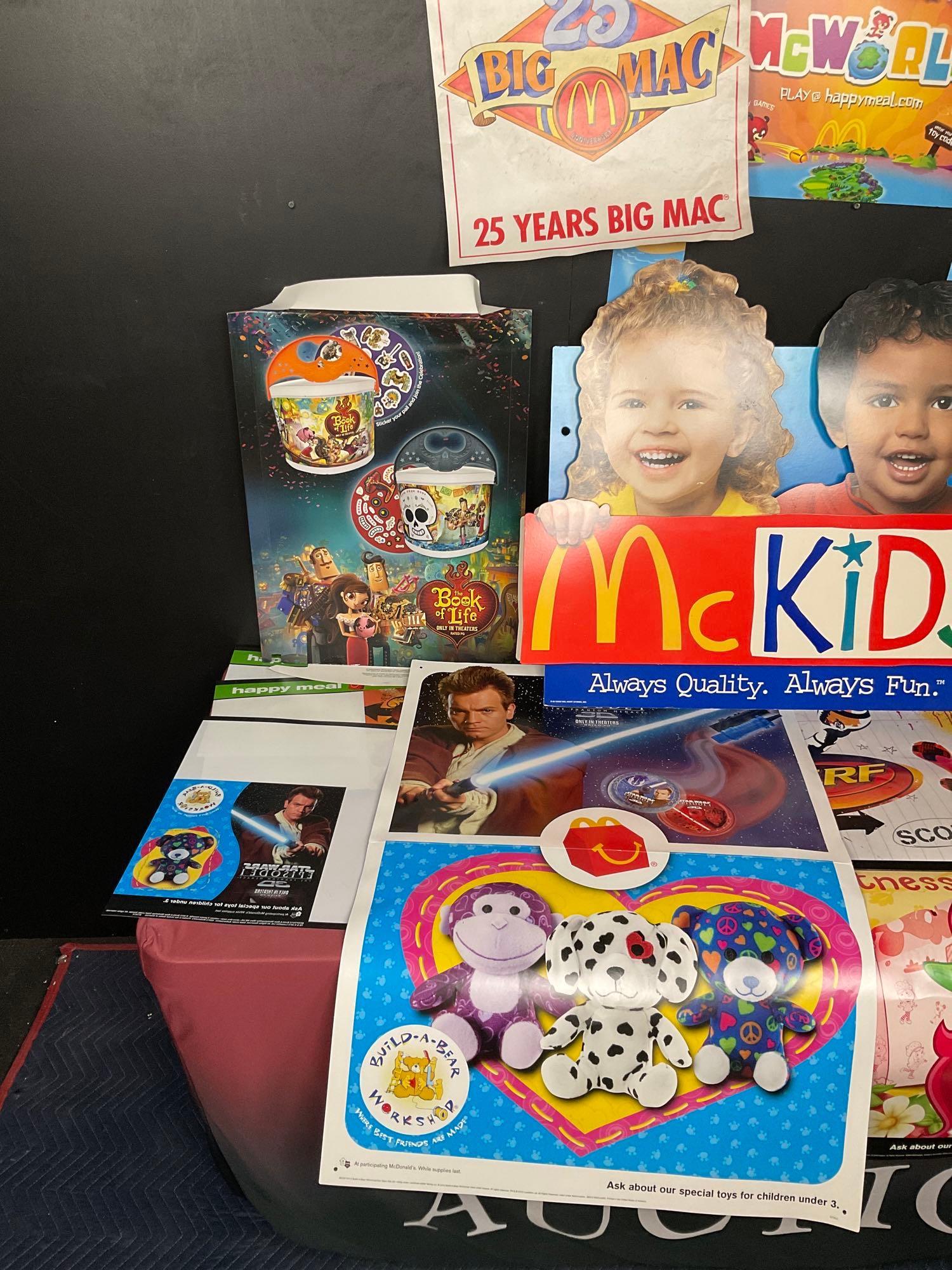 10+ McDonald?s Window Signs & Posters & Plate | Proxibid