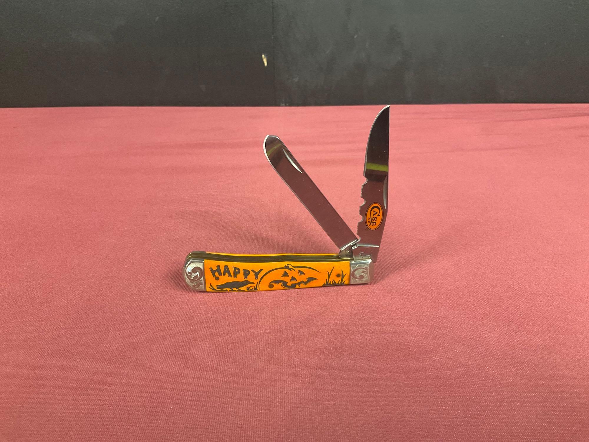 New Case XX Trapper 2 Blade Halloween Knife #6245 | Proxibid