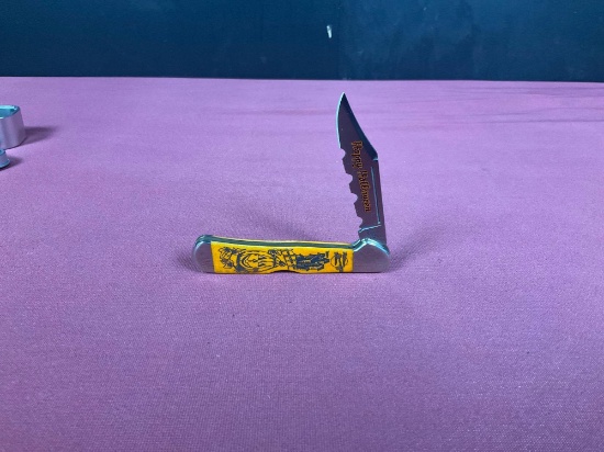 New Case Tested XX Mini Copperlock Single Blade Halloween Knife #61749L MFG 2010 USA New In Tin Box