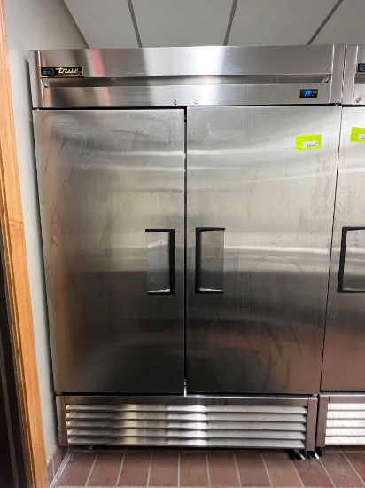 True Stainless Steel 2 Door Refrigerator Exc Unit