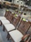 RUSTIC CHERY\RY SIDE CHAIR W/ FABRIC SEAT