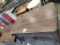 OAK TV STAND 62X36X30 DARK STREAK