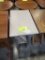 B MAPLE END TABLE 14X22X25 ANTIQUE SHADOW AND BLACK GLAZE