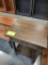 RECLAIMED OAK END TABLE 23X19X30