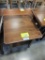 RUSTIC CHERRY END TABLE 22X22X25 CAPPUCCINO