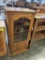 SOLID OAK STEREO CABINET 23X17X47