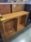 OAK SHELF CABINET 48X13X36
