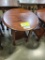 RUSTIC CHERRY 22 IN ROUND END TABLE MICHAELS