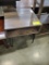 OAK END TABLE 22X22X24 GREY FLANNEL