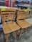 RUSTIC HICKORY 24 IN BAR CHAIRS