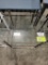 STEEL GLASS OCCASIONAL TABLE 24X 24X19