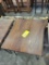 TEAKWOOD LIVE EDGE END TABLE 22X24X24