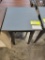 POPLAR END TABLE 18X18X27 PAINTED SARATOGA BLUE