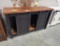 ROUGH SAWN MAPLE MISSION TV STAND 60X20X34 ASBURY/ONYX