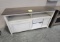 BR MAPLE WHITE OAK TV STAND 62X19X31 SLATE AND BROWN GLAZE