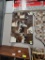 BRAZILIAN COWHIDE RUG QUILTED LEATHER STITCHING W FABRIC BACK 72X48