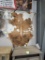 BRAZILIAN COWHIDE RUG TRI COLOR EXOTIC 93X80