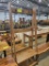 BR MAPLE ENTRY COAT RACK W/ SHELF 30X14X72