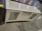 OAK TV STAND 60X19X32 PAINTED WHITE