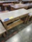 OAK AND MAPLE SOFA TABLE 48X18X30 TWO TONE