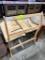 WORMY MAPLE COAT RACK 36X14X43 NATURAL