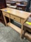 OAK HALL TABLE 42X14X36 HUSK