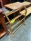 OAK QUILT RACK 28X12X25