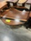 WALNUT COFFEE TABLE 46IN ROUND